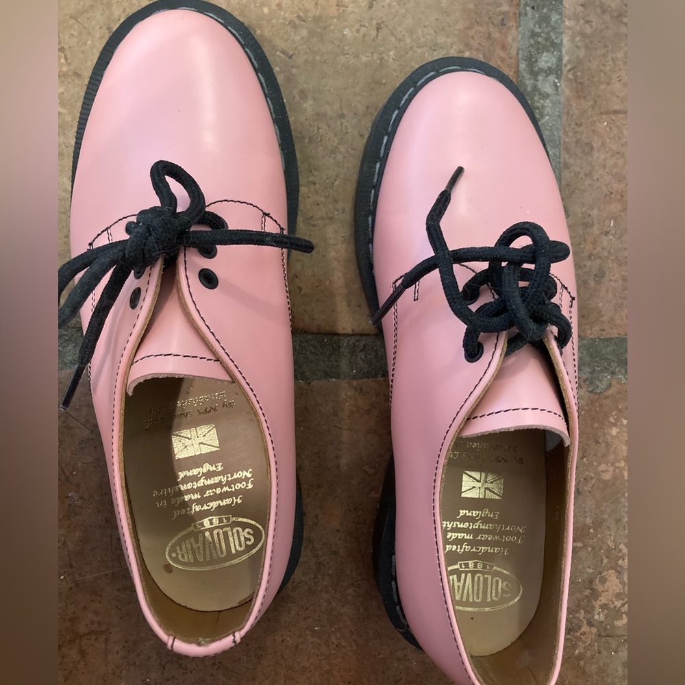 Blush Solovair Gibson Shoes, UK 4.5